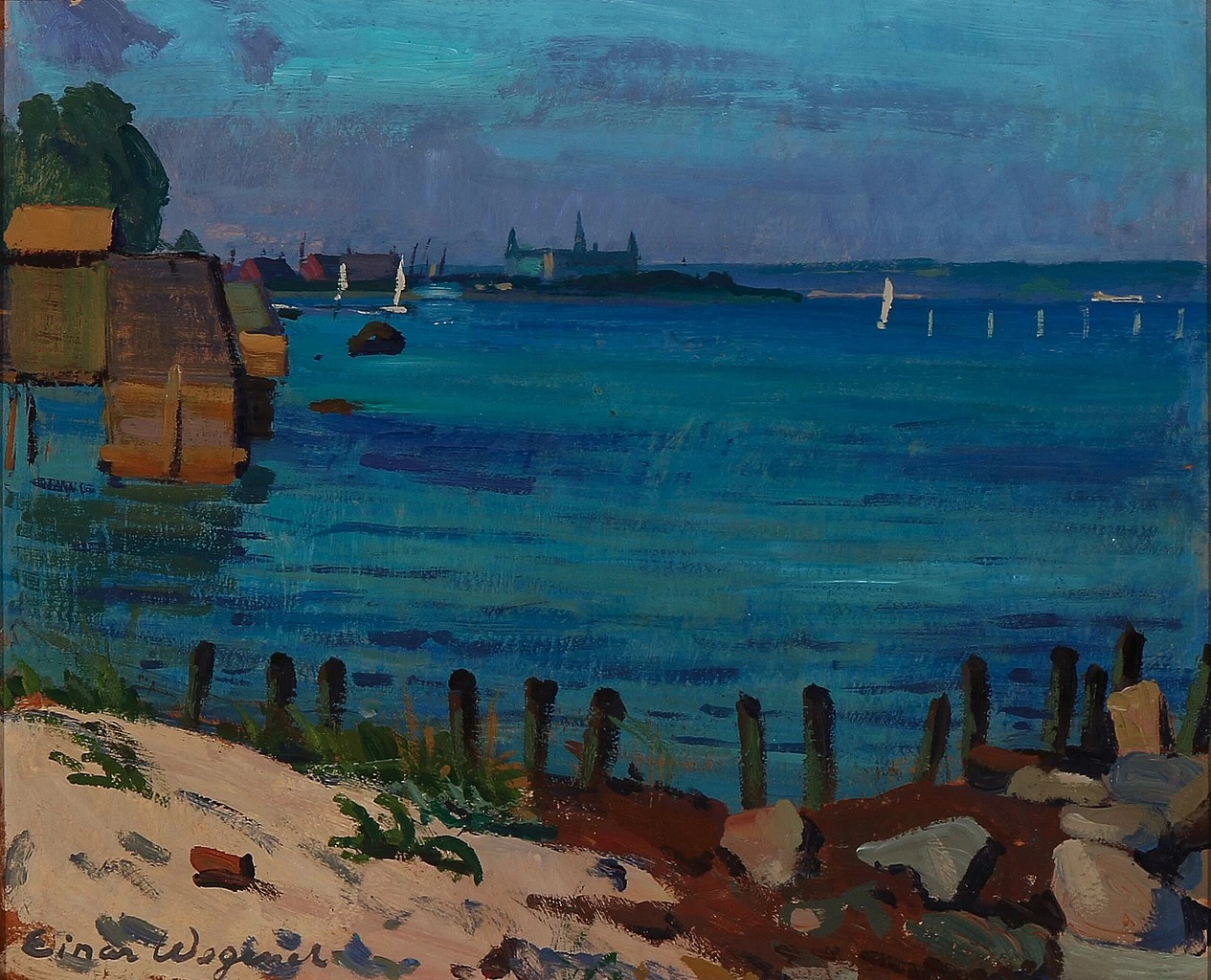Lili Elbe - Motivo con Kronborg sullo sfondo, 1912